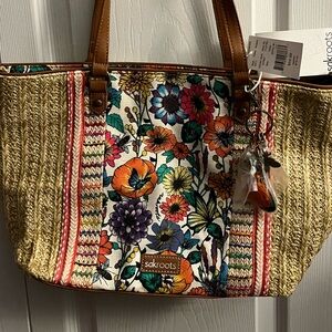 Sakroots Straw Tote